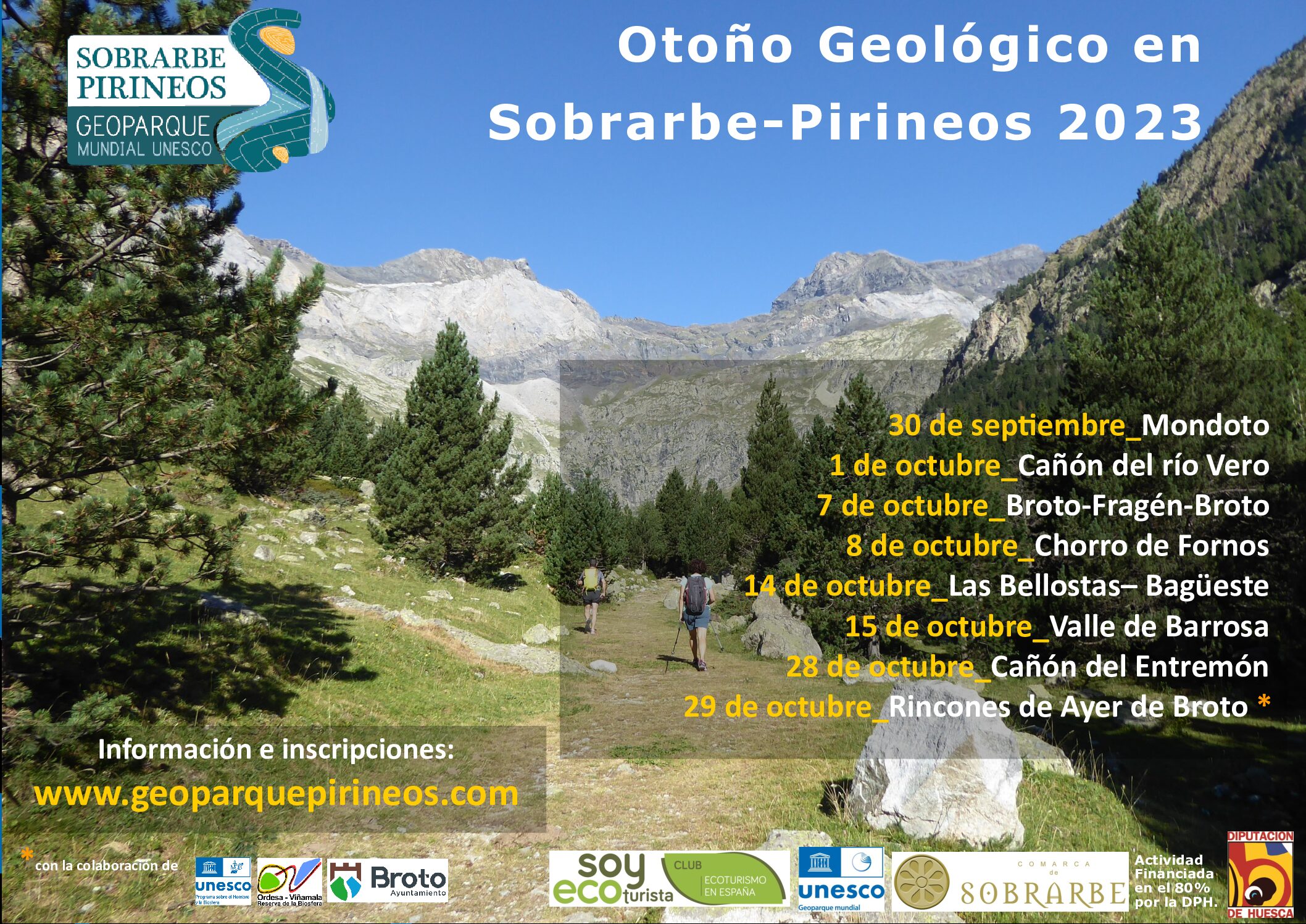Otoño Geológico en Sobrarbe-Pirineos 2023